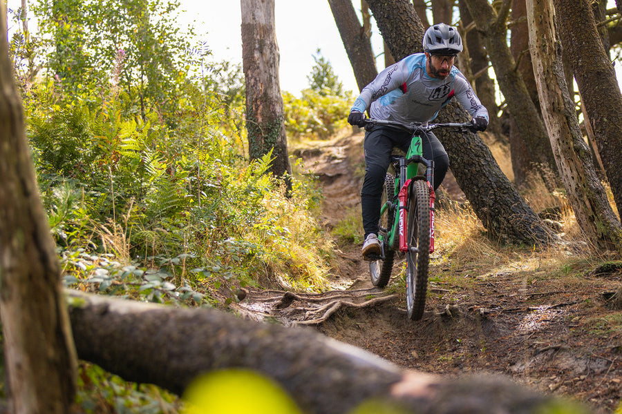 Robin Weaver riding his Specialized Stumpjumper on Sidekick wheels during BikeRadar's six-month test. Photo: Scott Windsor / Our Media