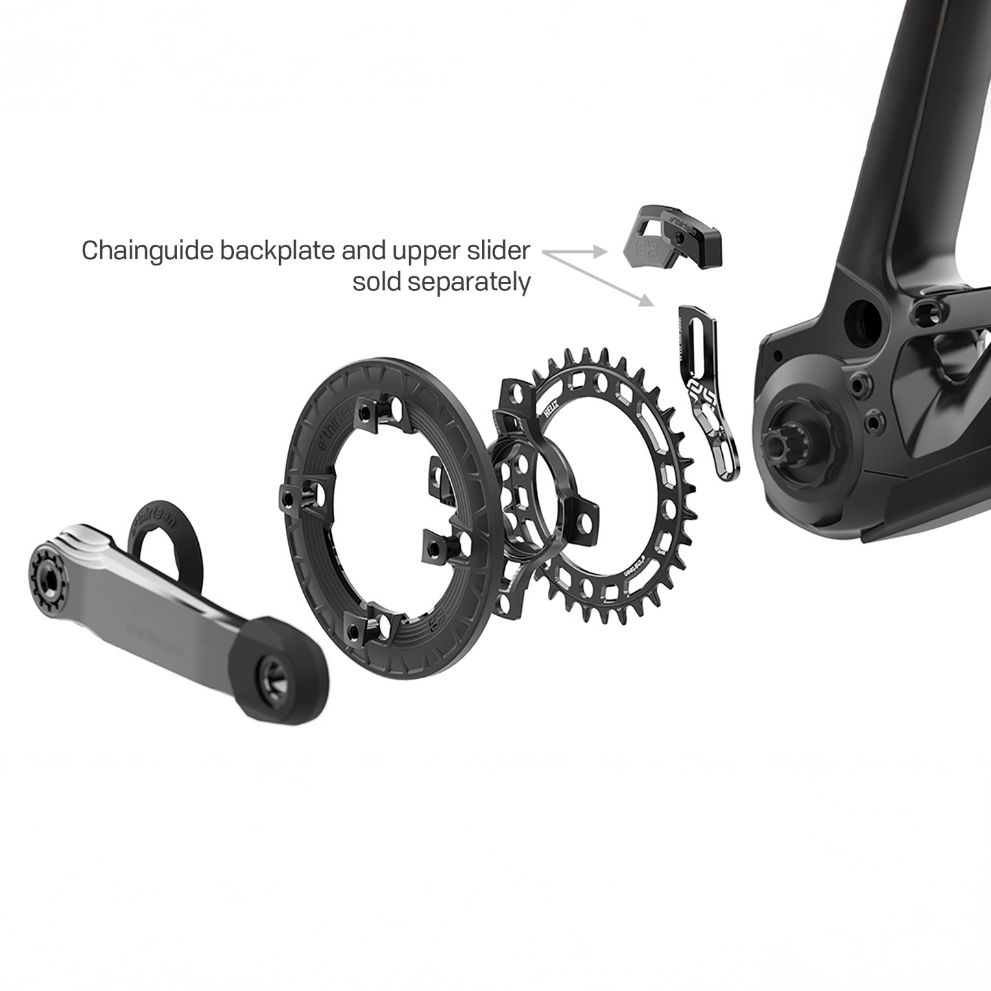 Turbocharger Race 104BCD e*spec Spider, Bashguard and Chainring ethirteen UK