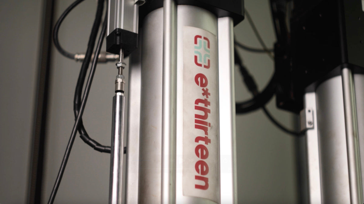 An e*thirteen branded fatigue test rig in the lab